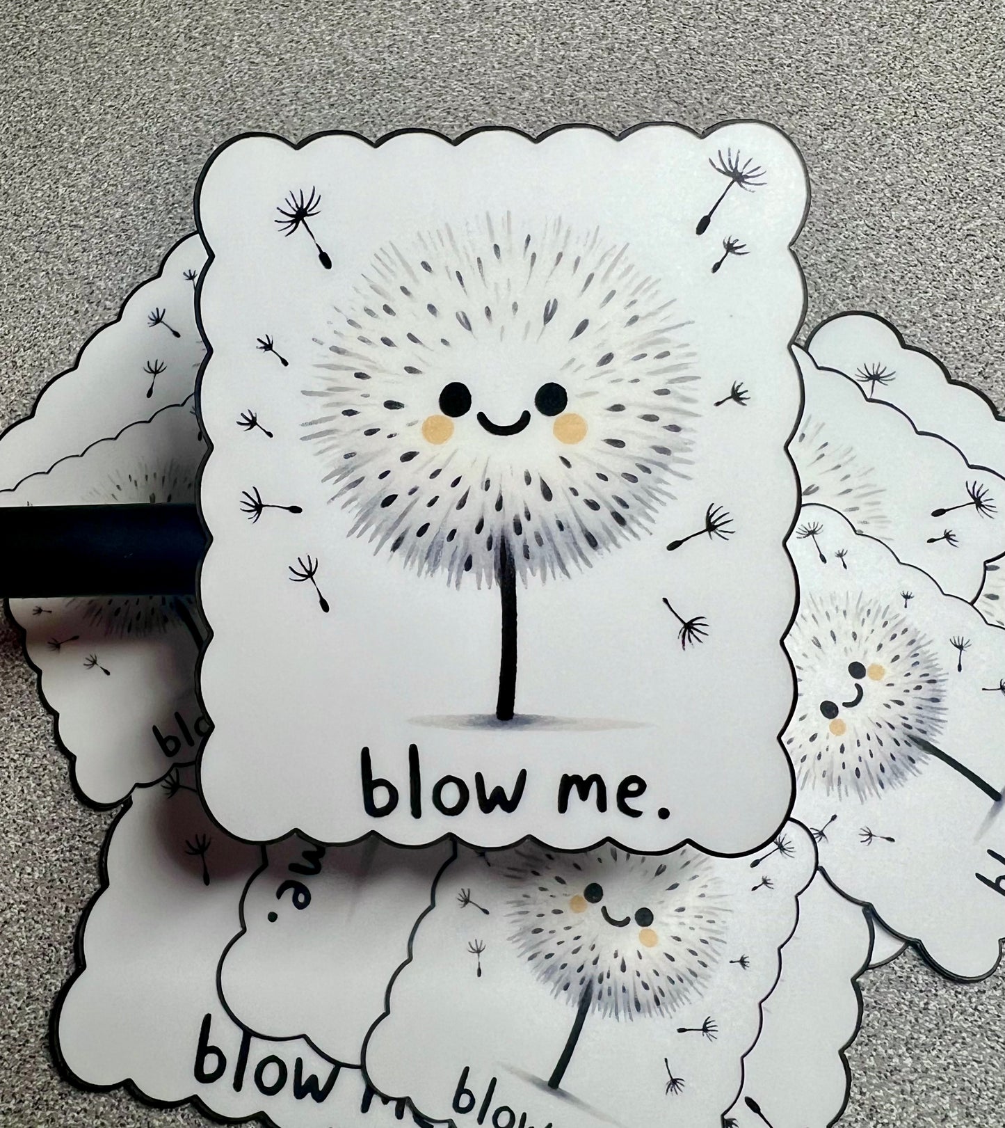 Funny Blow Me Vinyl Sticker
