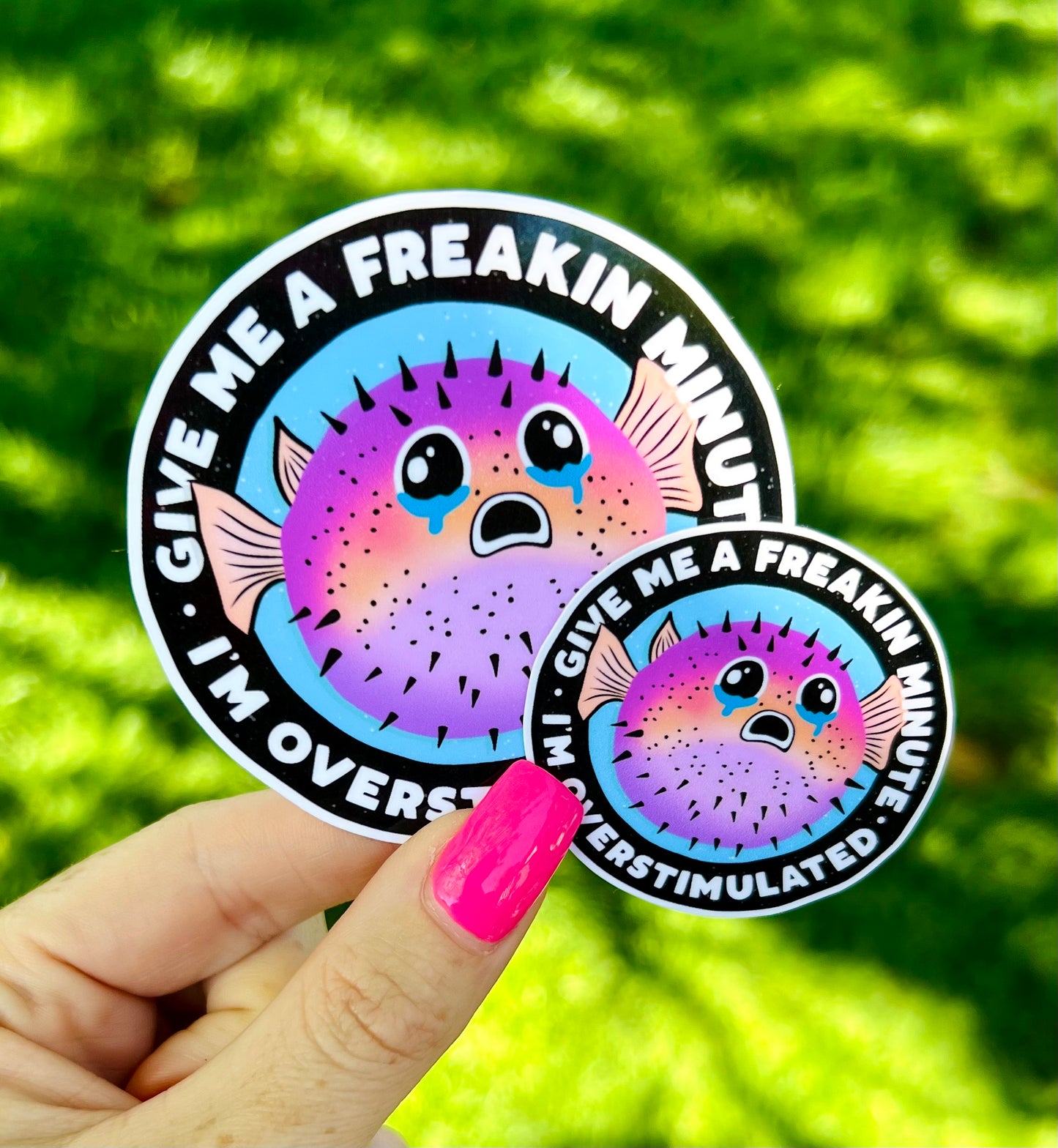 I'm Overstimulated Vinyl Sticker