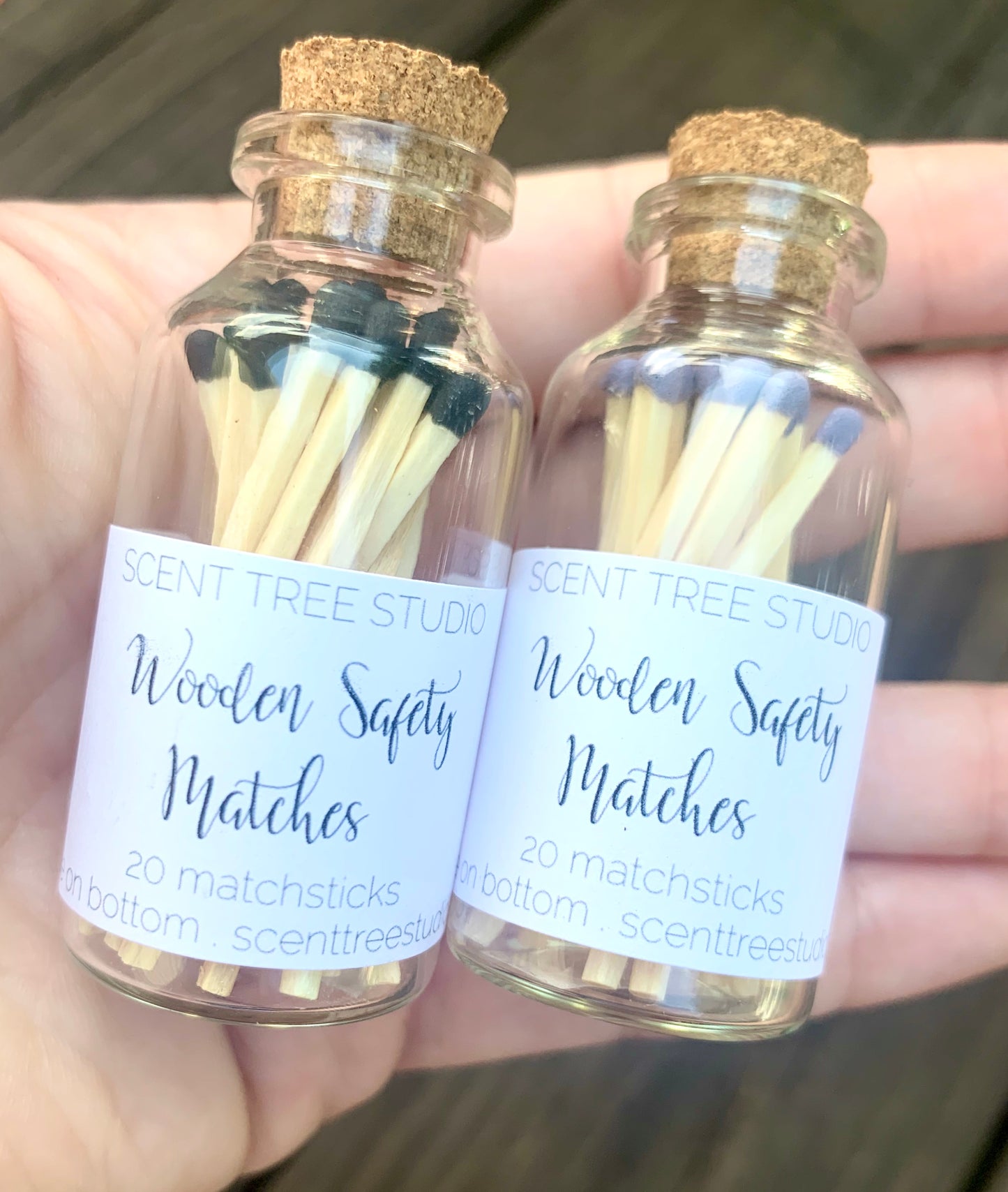 Wooden Safety Matches (20) - Scent Tree Studio