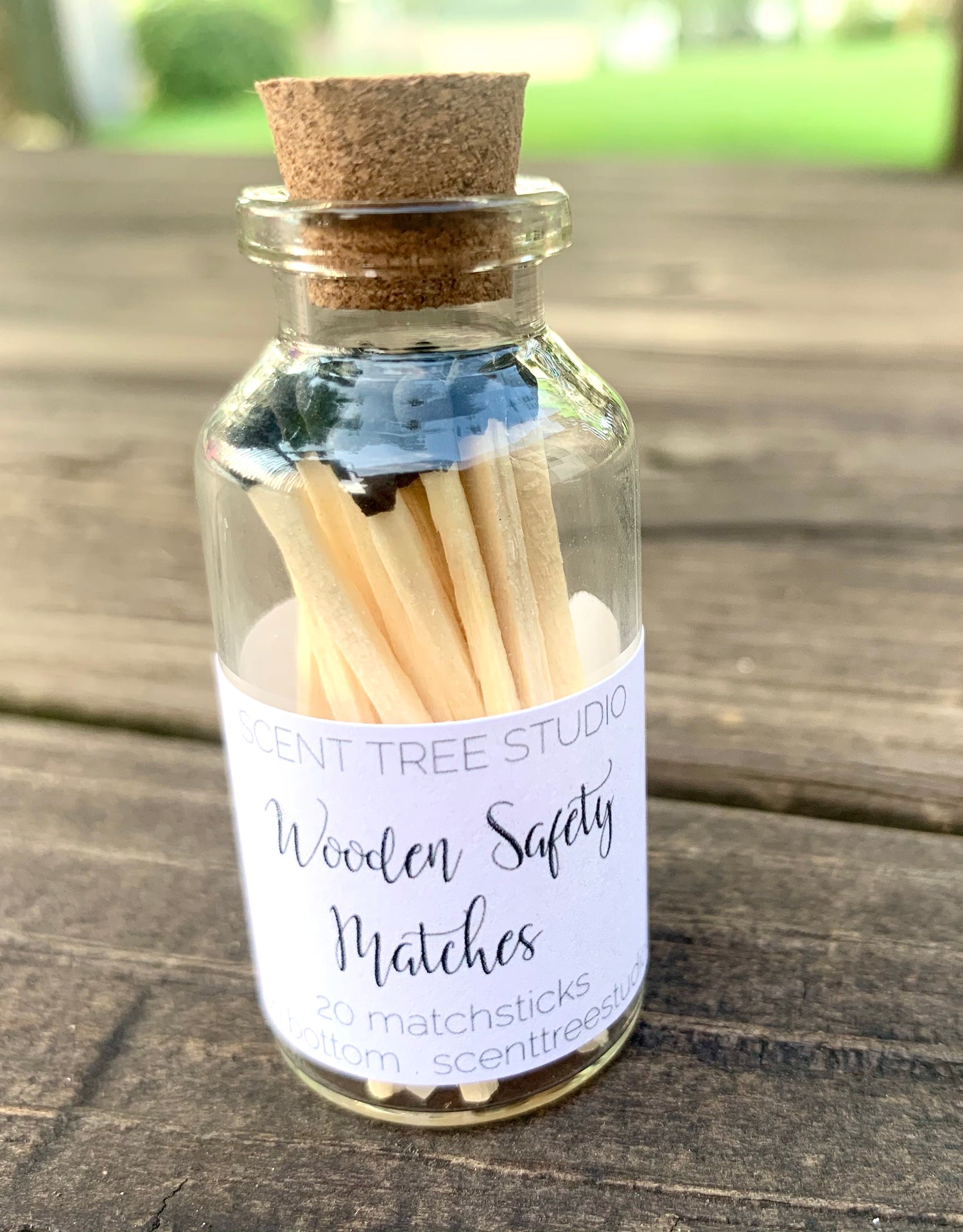 Wooden Safety Matches (20) - Scent Tree Studio