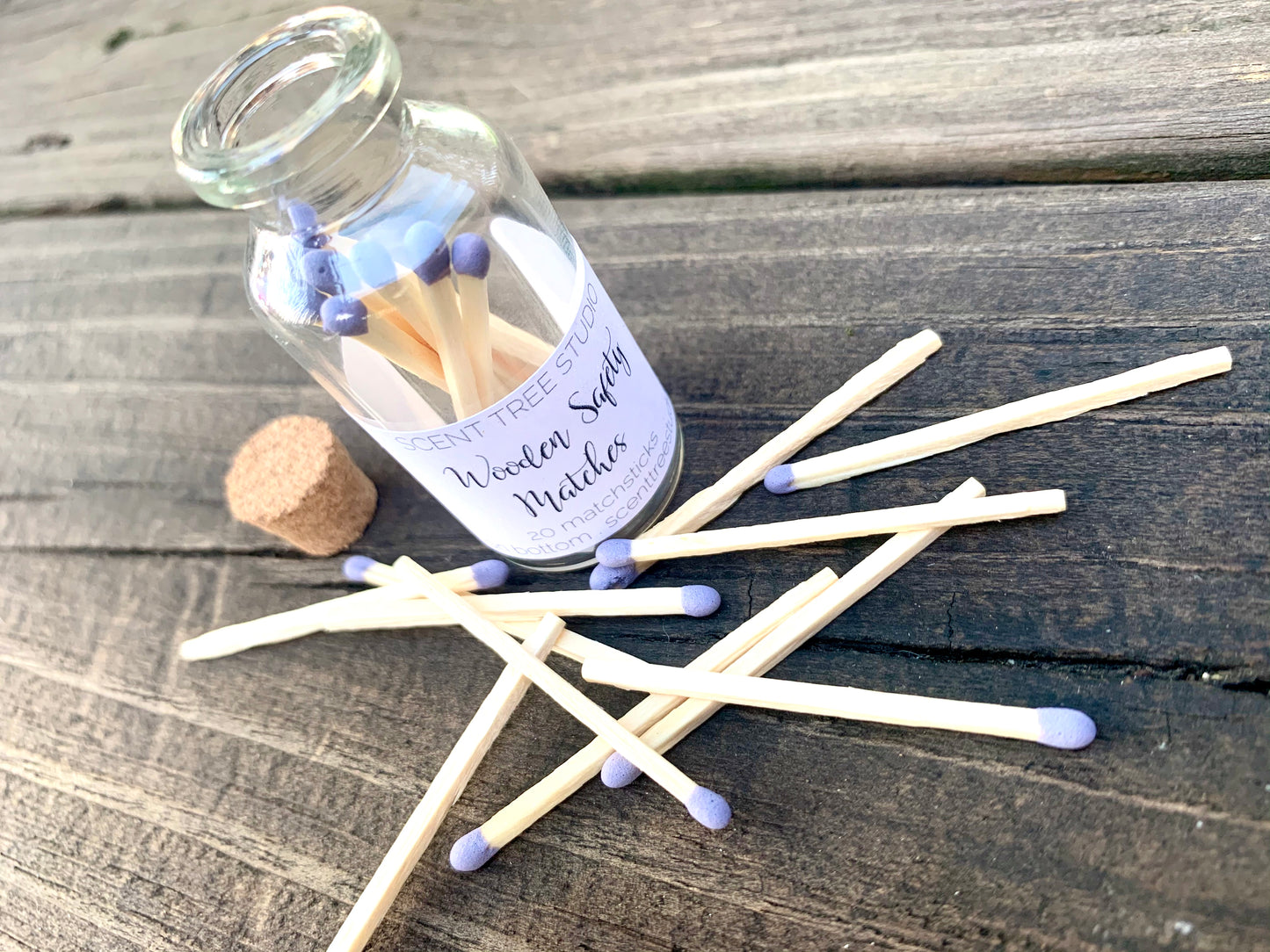 Wooden Safety Matches (20) - Scent Tree Studio