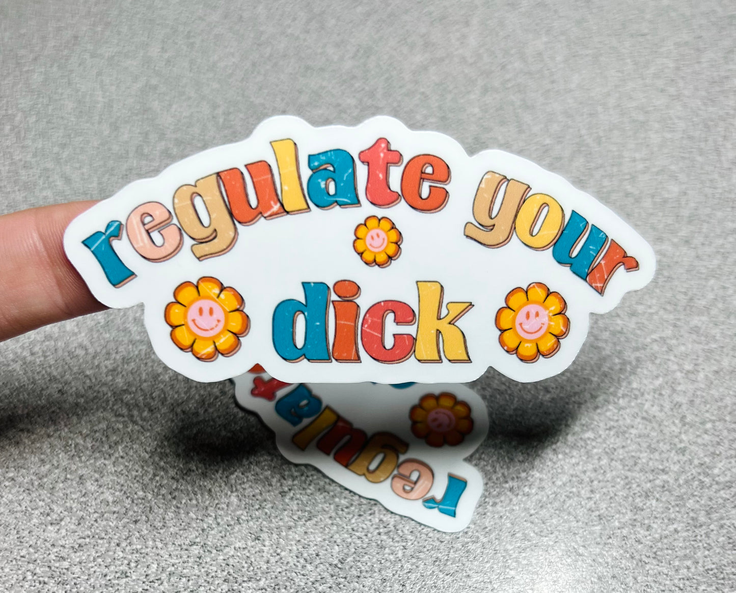 Regulate Your Dick Vinyl Sticker
