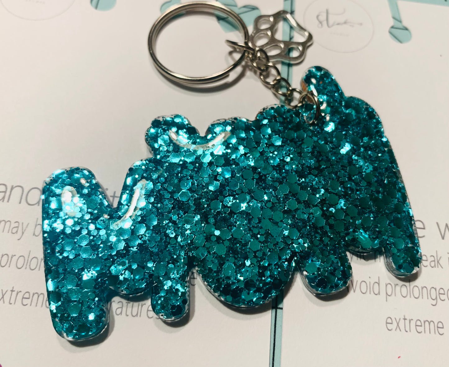 Dog Mom Keychain - 3 Inch - Scent Tree Studio