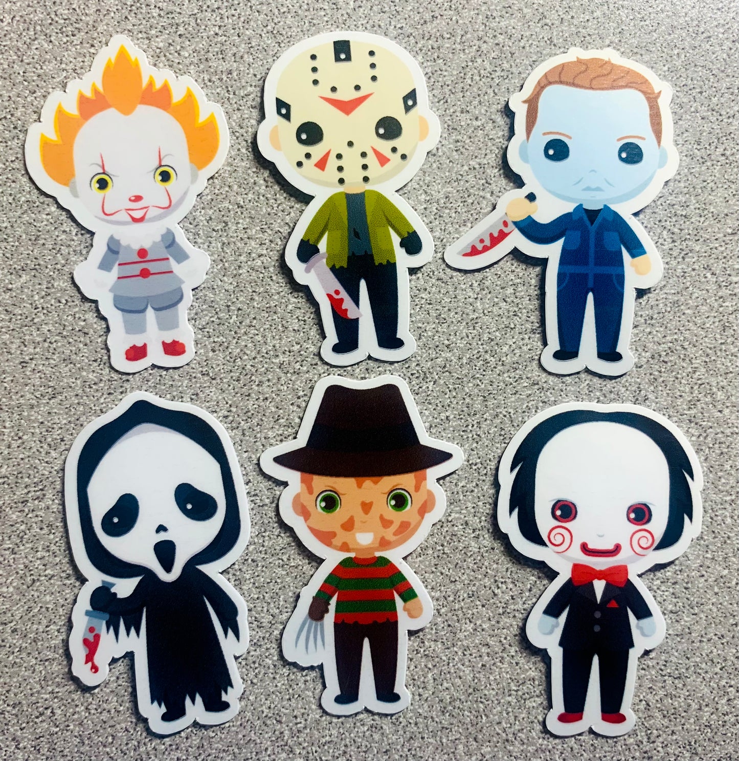 Horror Kids Vinyl Sticker Pack - Scent Tree Studio