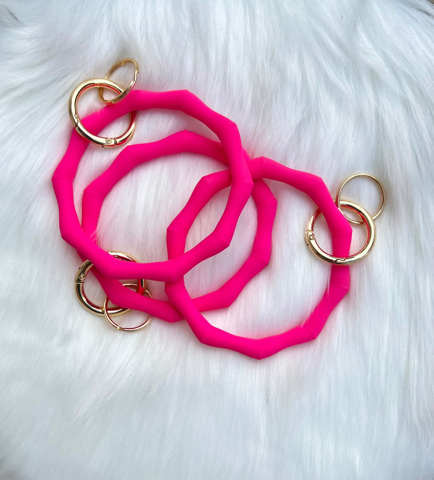 Silicone Keychain Bamboo Bangle - Scent Tree Studio
