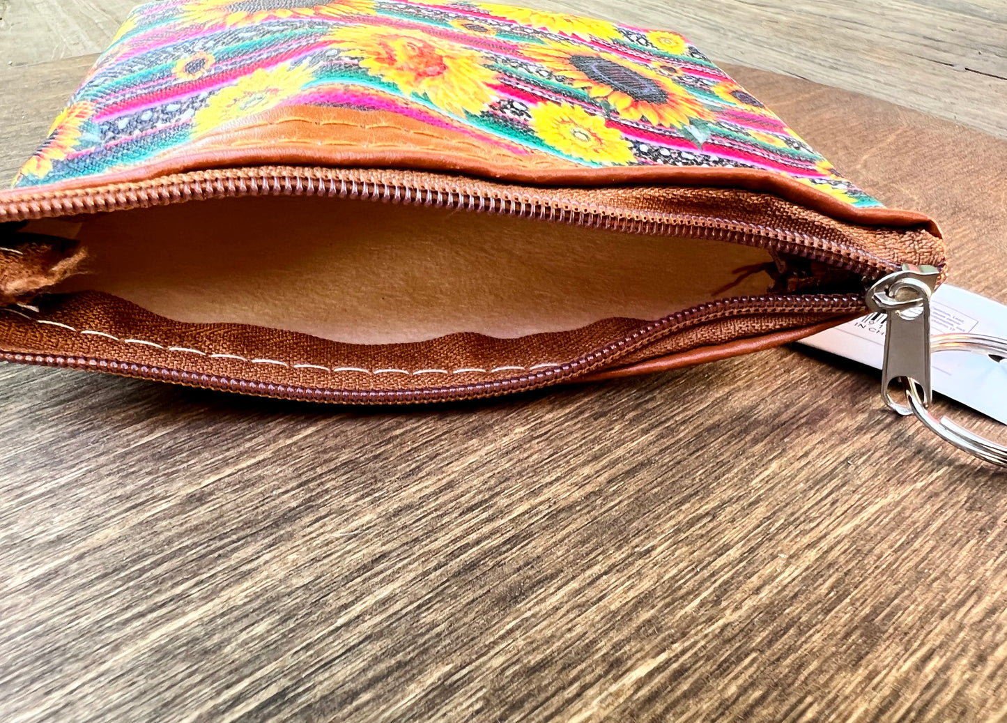 Sunflower Zipper Pouch - Multiple Patterns
