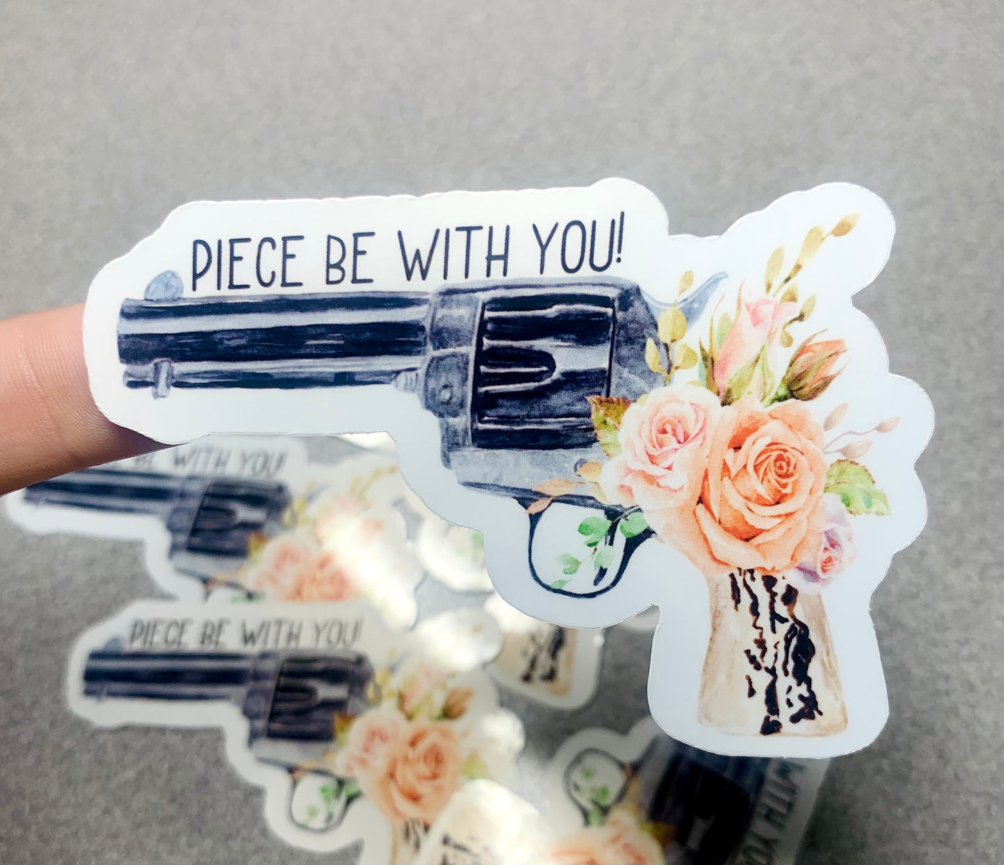 Piece Be With You Vinyl Sticker - Scent Tree Studio