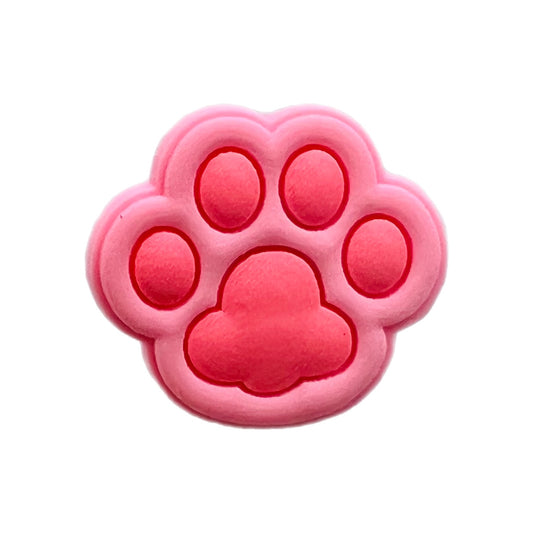 Pink Paw Shoe Charm