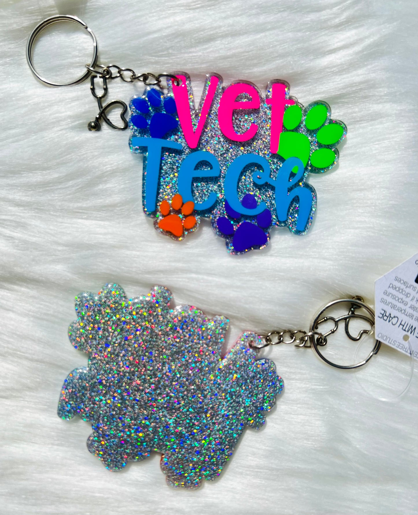 Vet Tech Keychain - 3 Inch