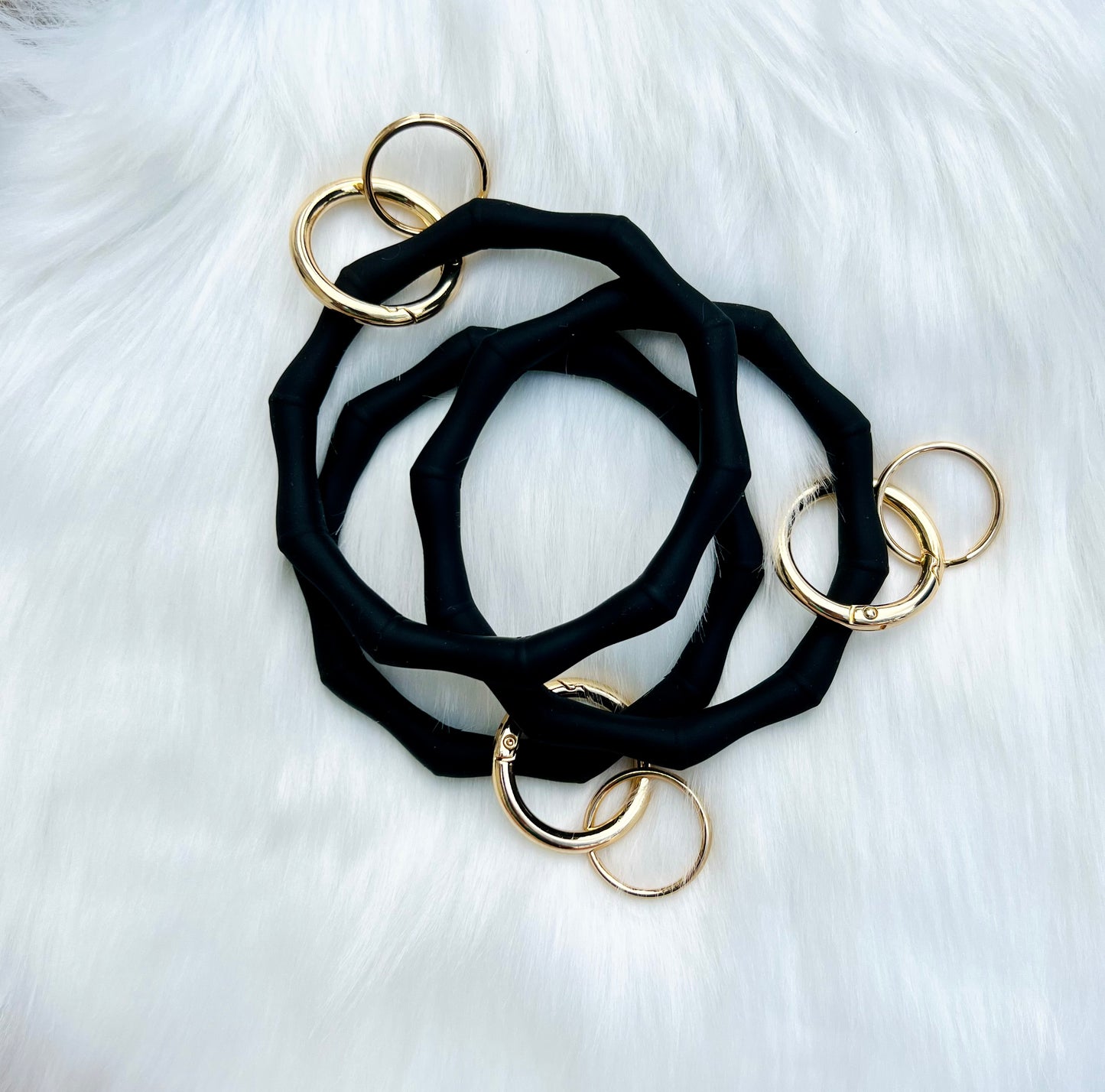 Silicone Keychain Bamboo Bangle - Scent Tree Studio