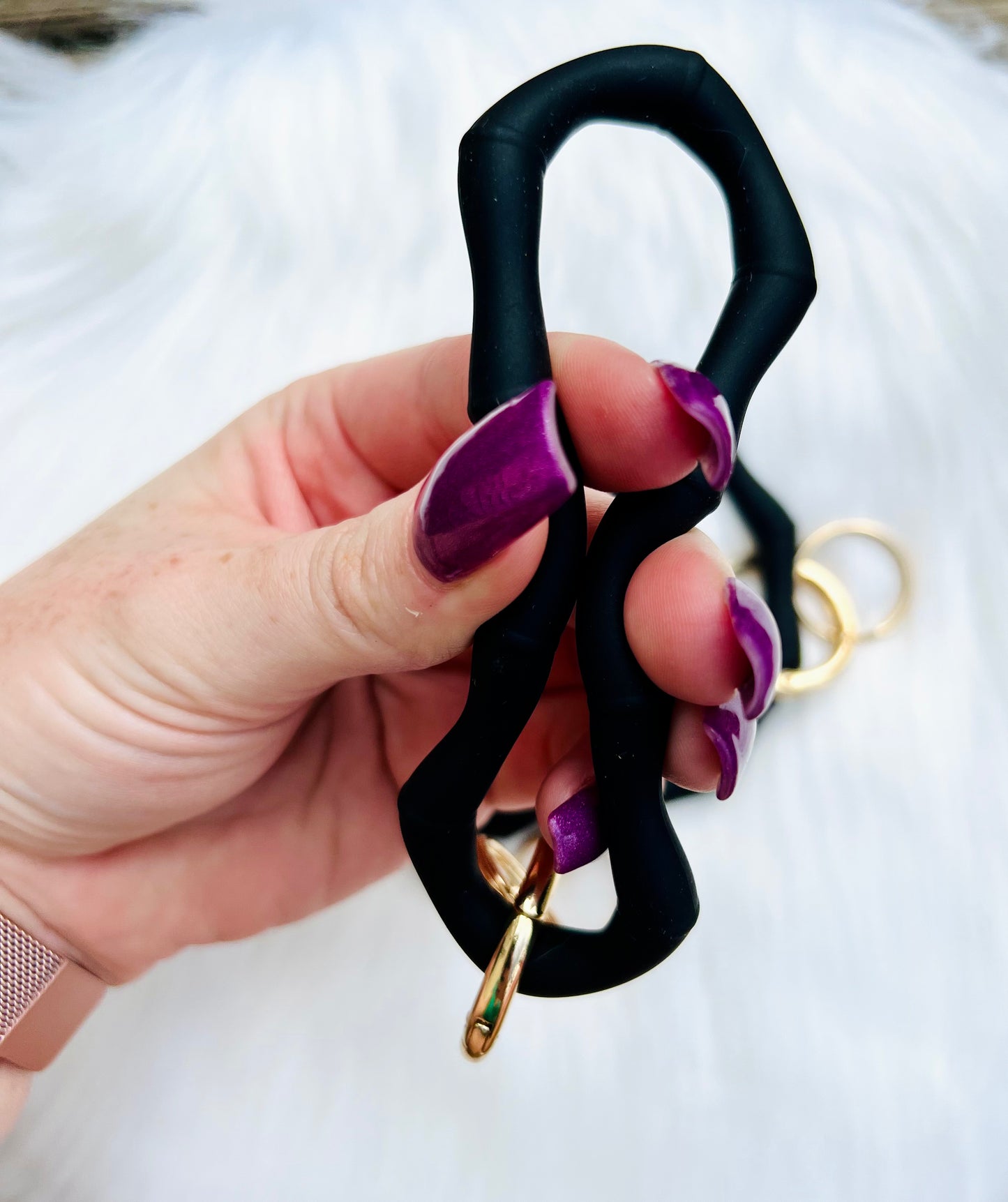 Silicone Keychain Bamboo Bangle - Scent Tree Studio