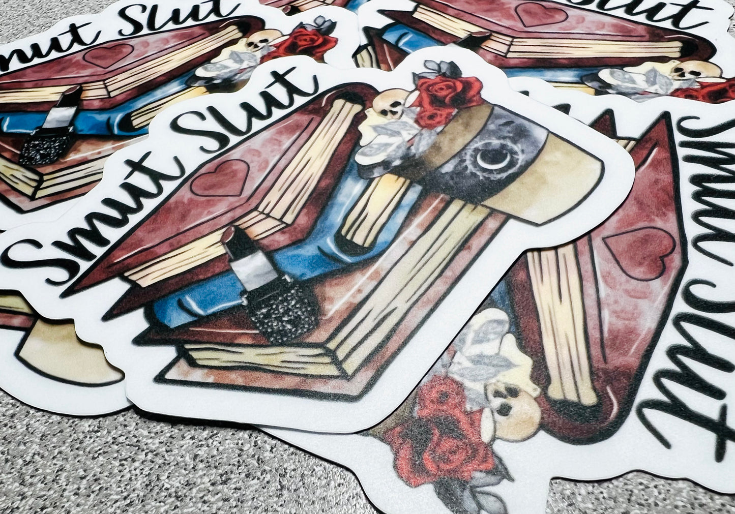 Smut Slut Book Vinyl Sticker