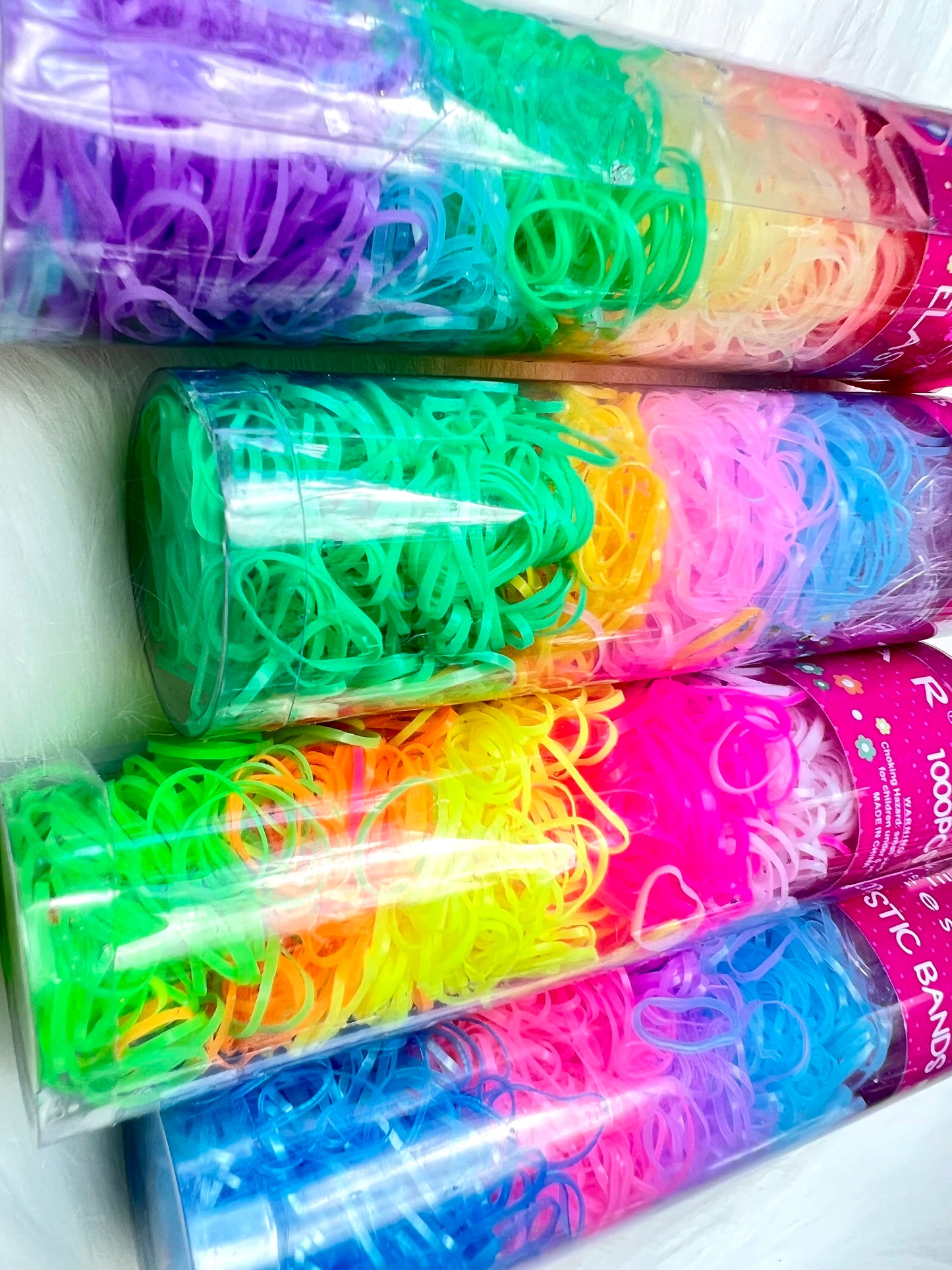 Mini Hair Bands 1000ct - Random Assortment