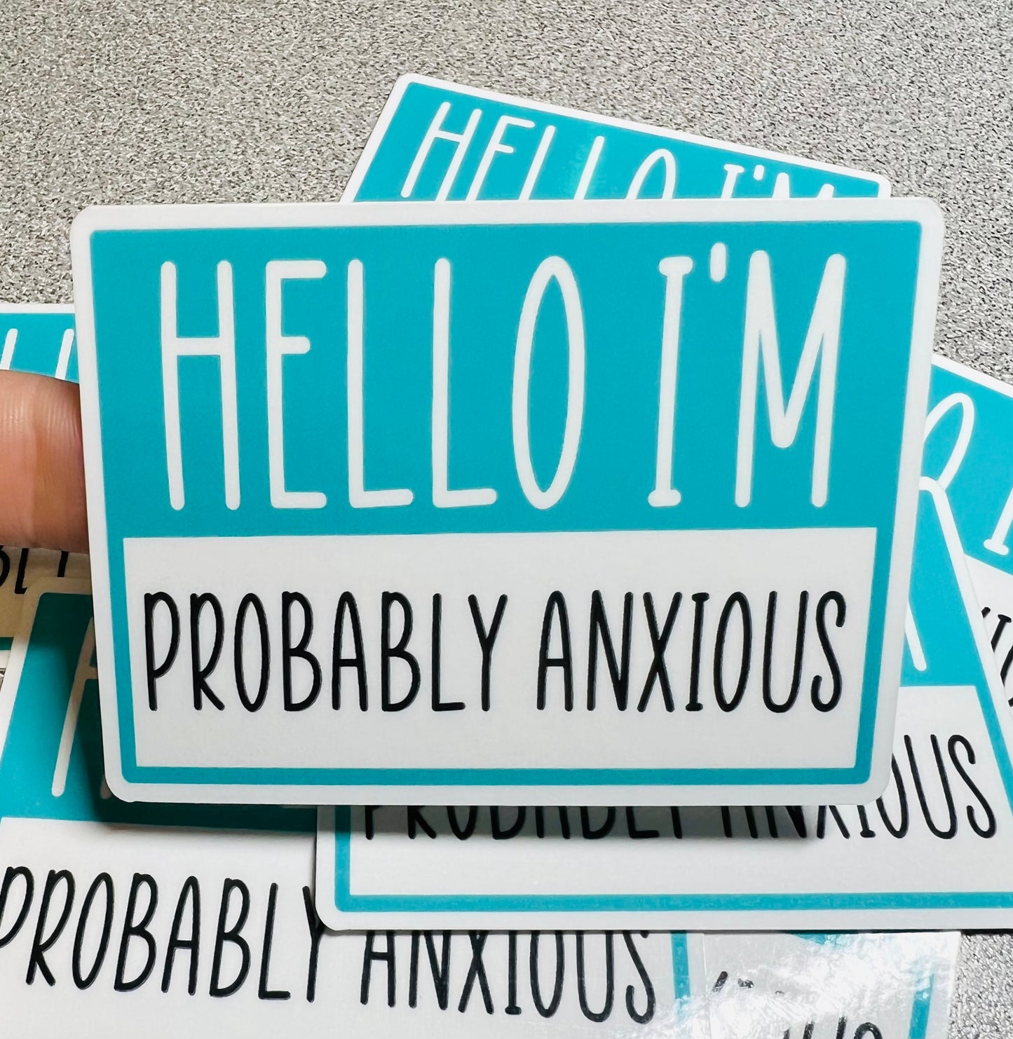 Probably Anxious Vinyl Sticker Decal - Scent Tree Studio