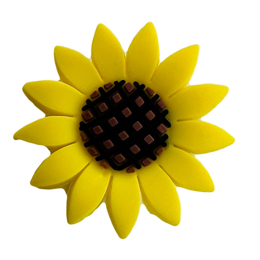 Sunflower Shoe Charm