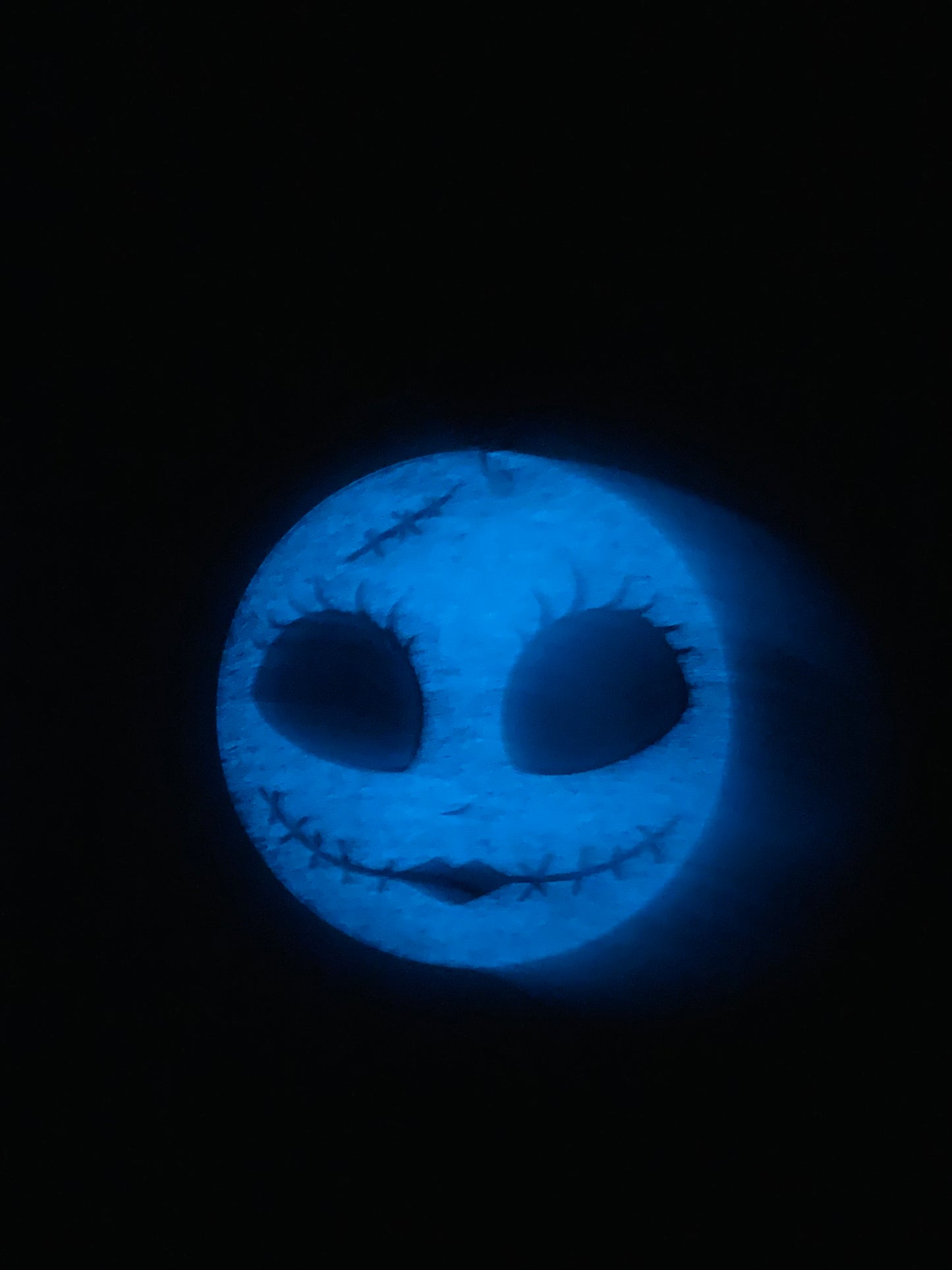 Sally Skellington Keychain - Mild Glow in the Dark - Scent Tree Studio