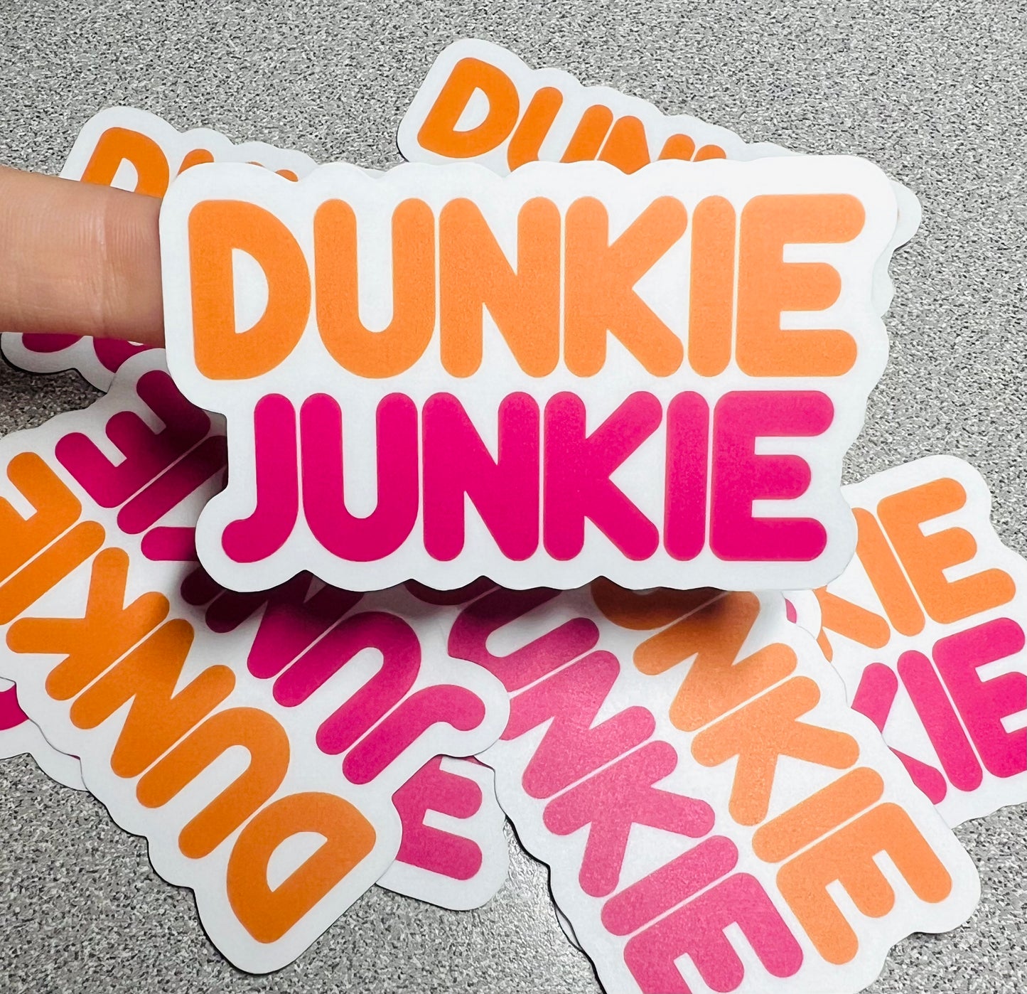 Dunkie Junkie Vinyl Sticker