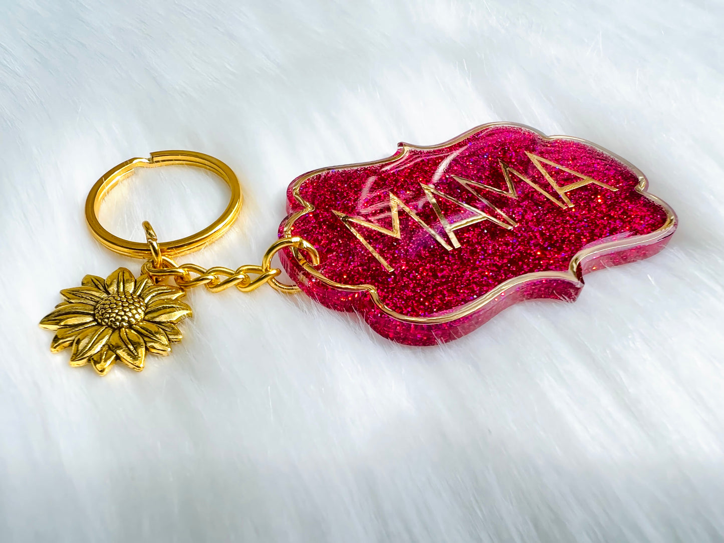 Mama Bracket Keychain - 2.5 Inch