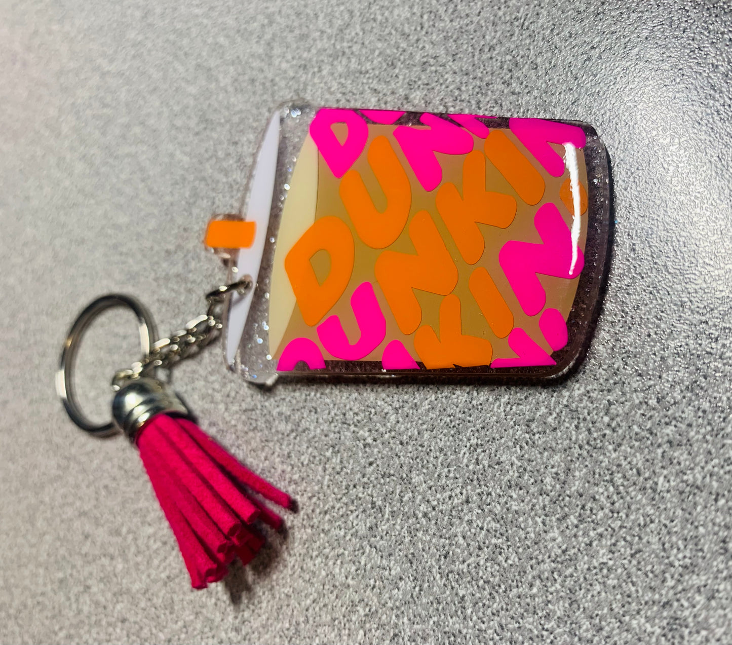 Dunkin’ Iced Coffee Keychain - 2.5 Inch - Scent Tree Studio