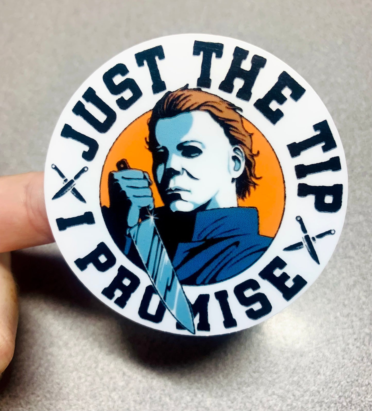 Michael Myers Halloween Vinyl Sticker - Scent Tree Studio