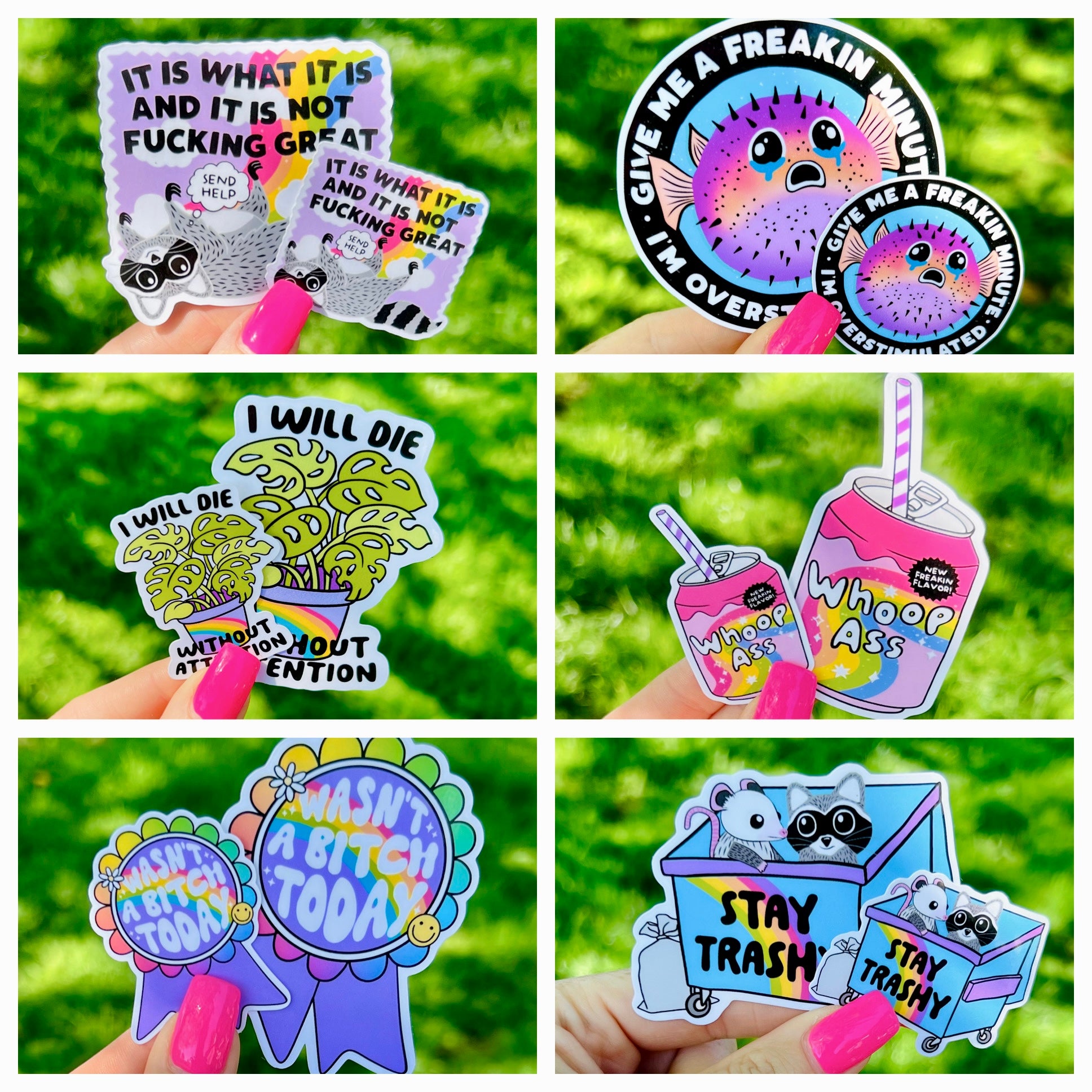 Vinyl Stickers – Cherry Pit Designs