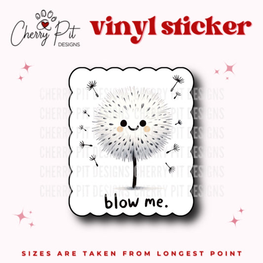 Funny Blow Me Vinyl Sticker