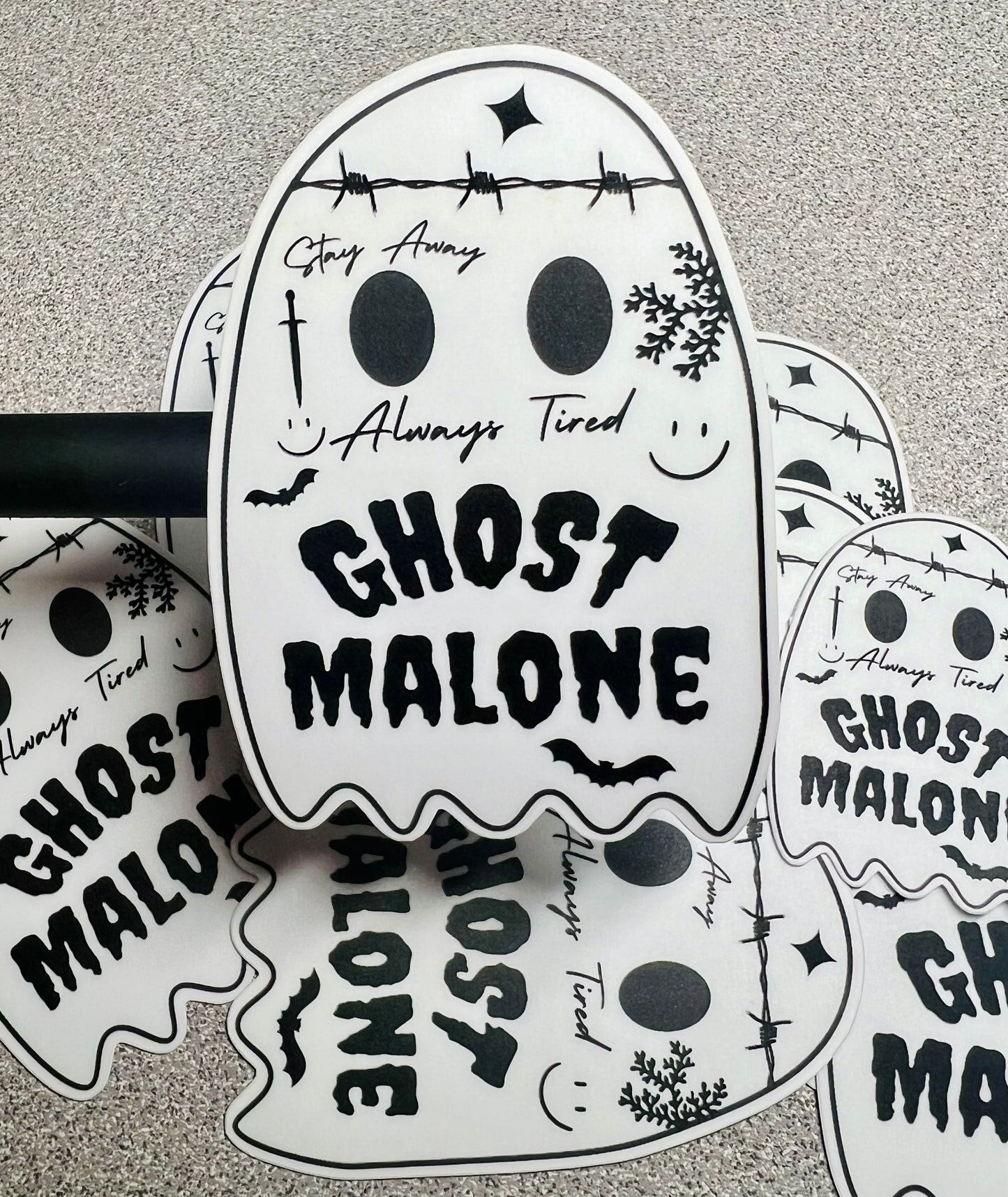 Ghost Malone Vinyl Sticker