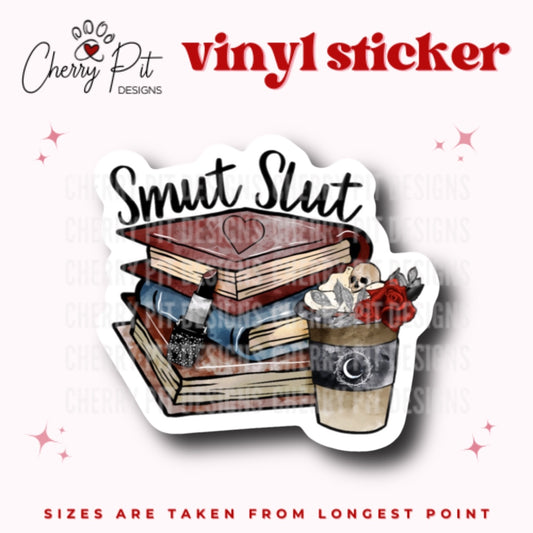 Smut Slut Book Vinyl Sticker