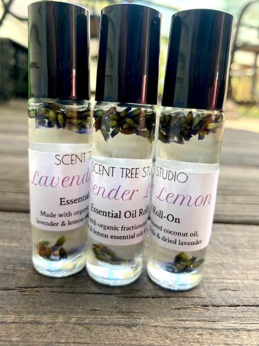 Lavender Lemon Essential Oil Roll-On - Scent Tree Studio
