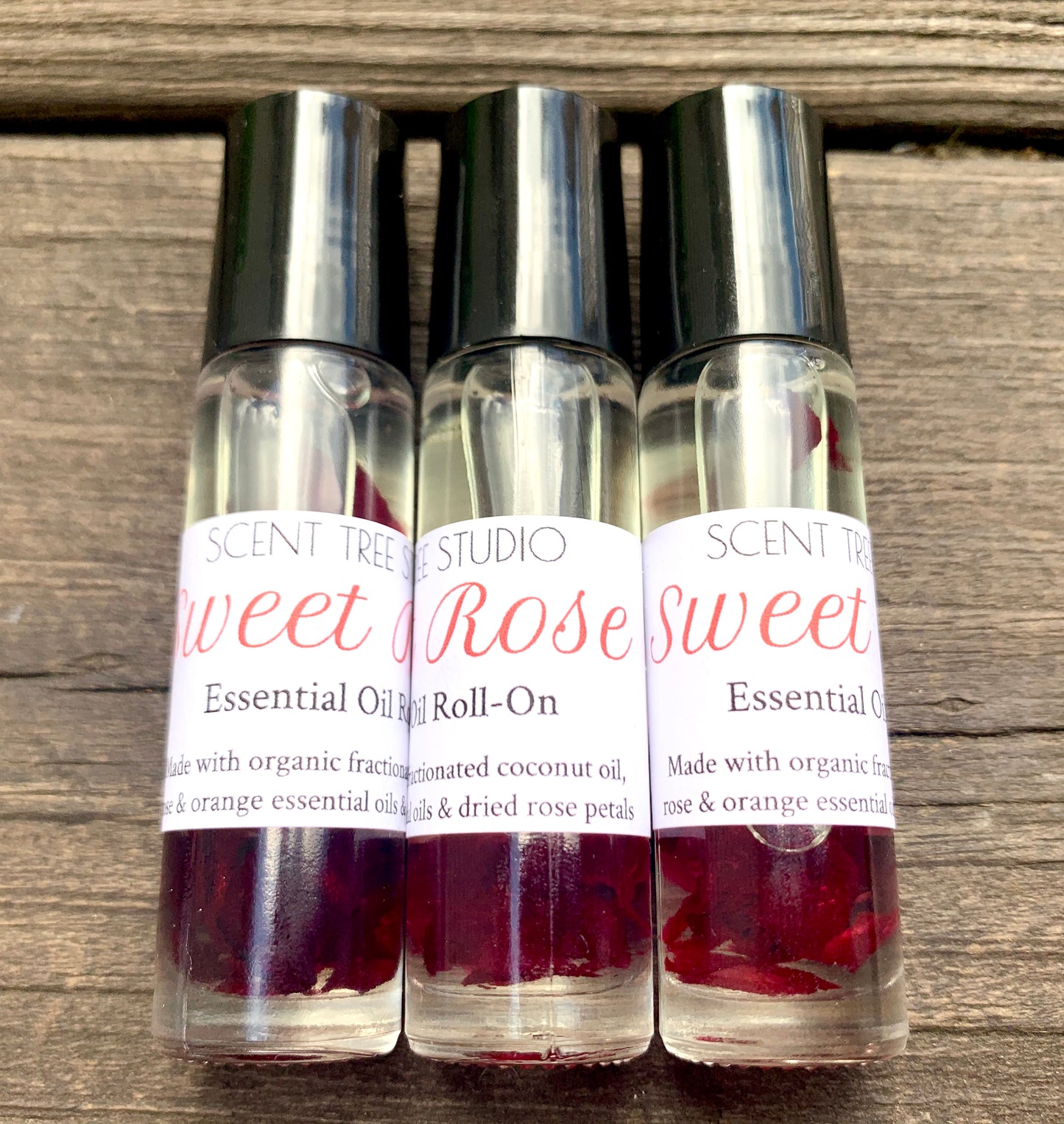 Sweet Rose Essential Oil Roll-On - Scent Tree Studio
