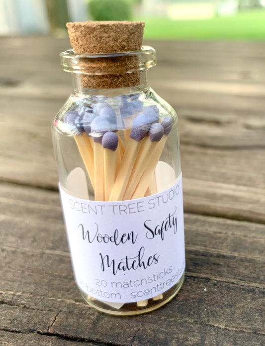 Wooden Safety Matches (20) - Scent Tree Studio