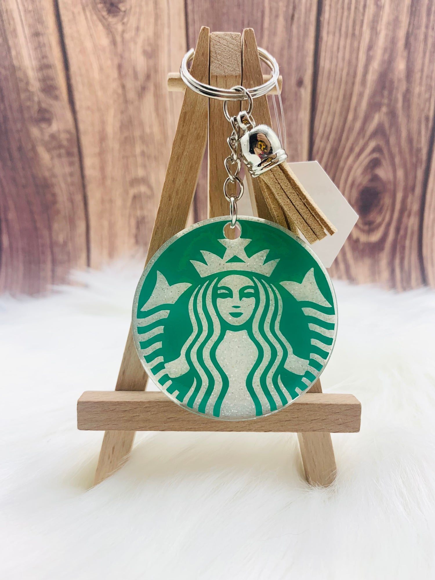 Starbucks Logo Keychain - 2 Inch - Scent Tree Studio