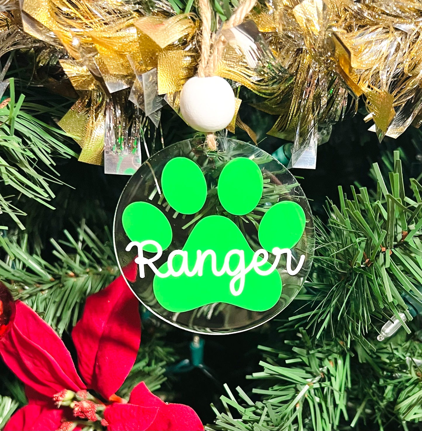 Paw Print Ornament