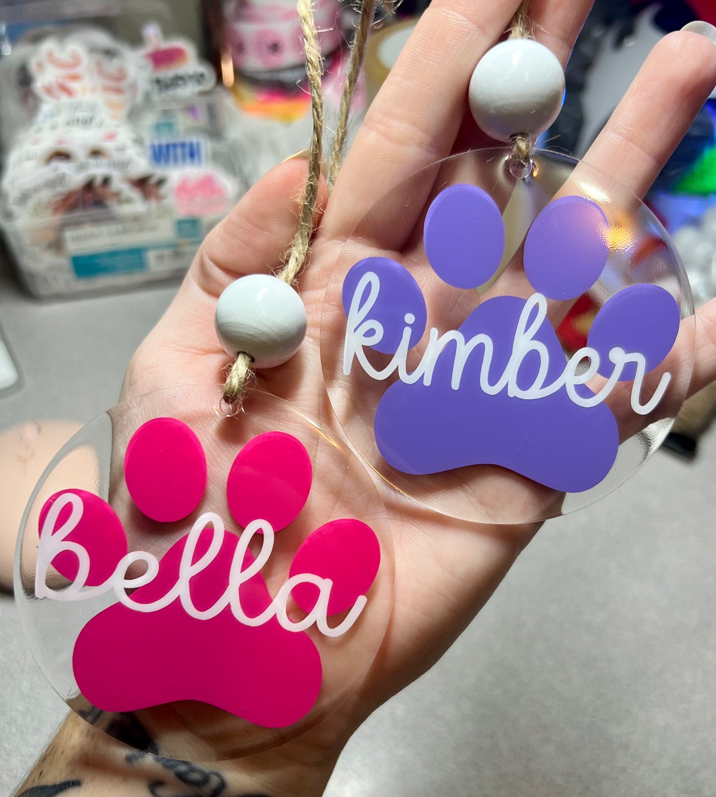 Paw Print Ornament