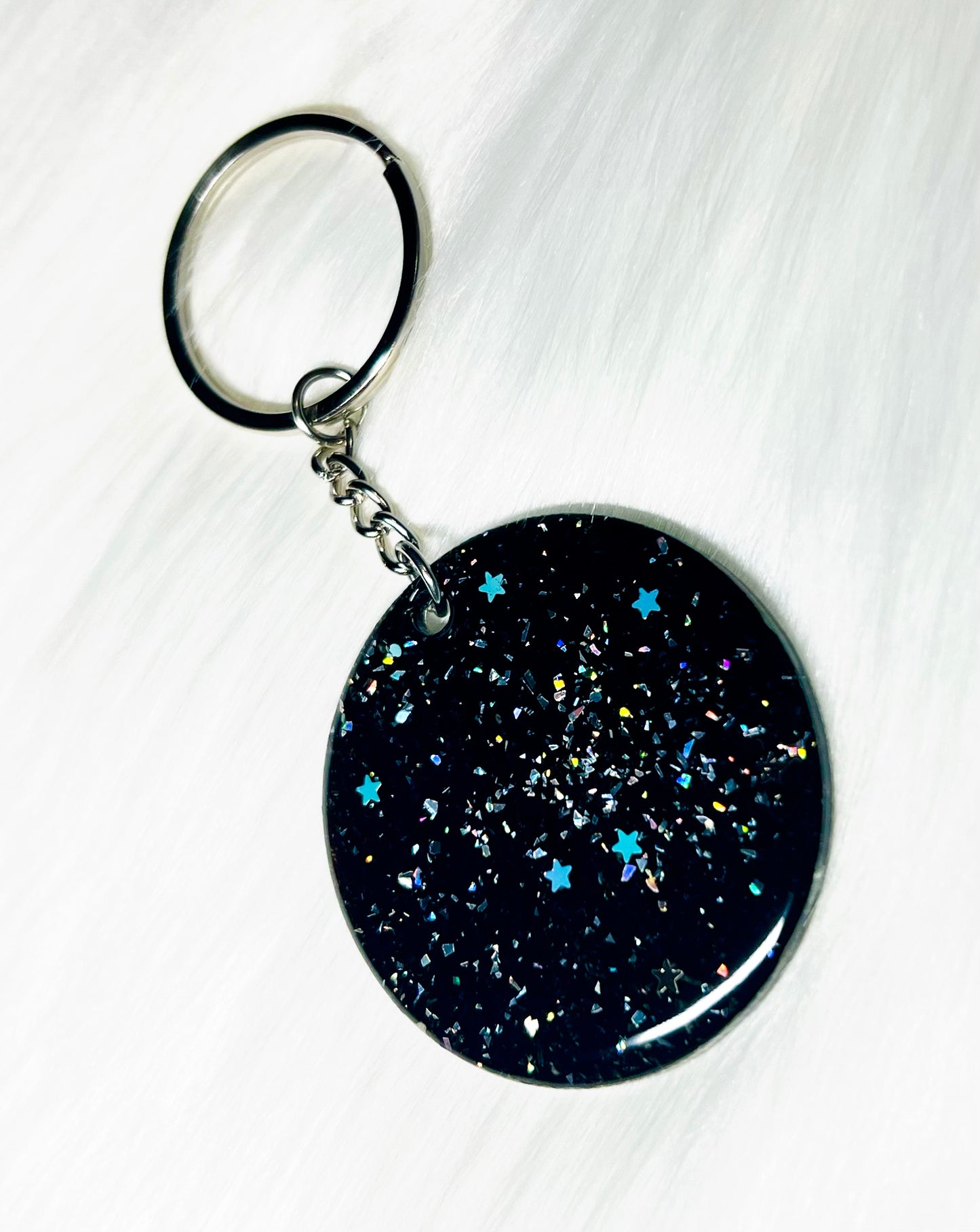 Personalized Galaxy Name Keychain - 2 Inch