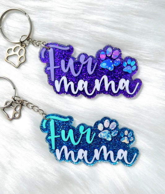 Fur Mama Keychain - 3 Inch - Scent Tree Studio