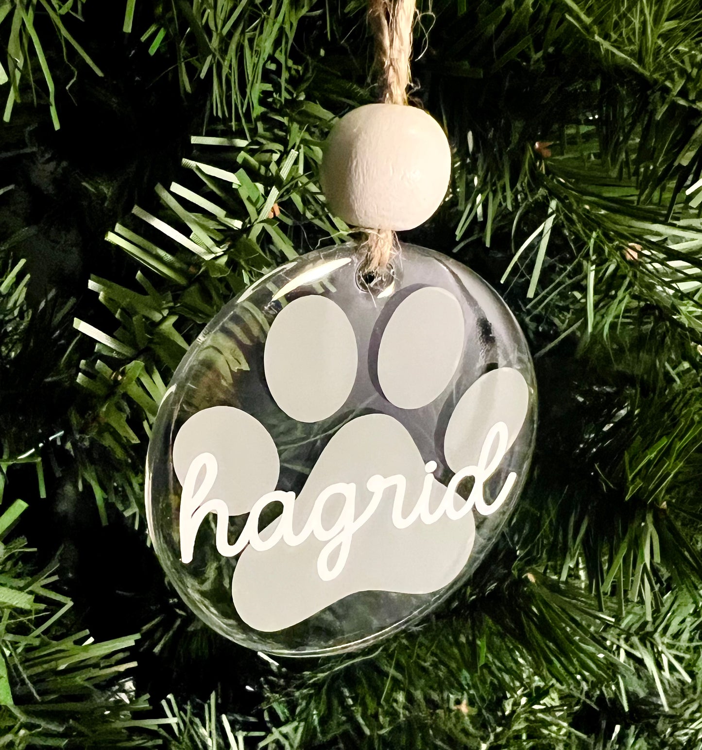 Paw Print Ornament