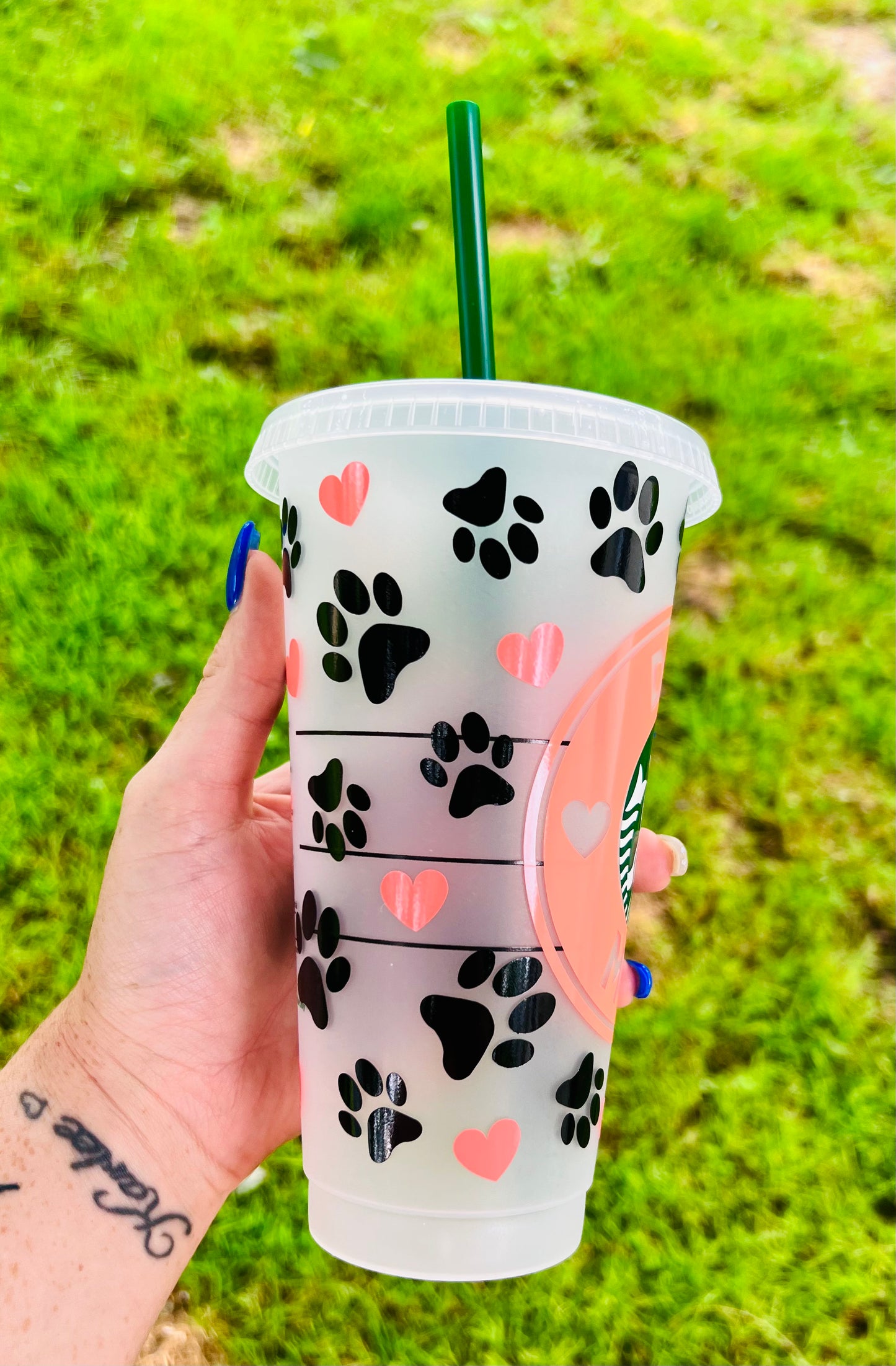 Dog Mom Starbucks Cold Cup - Cherry Pit Designs