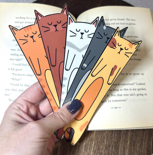 Cat Bookmarks (Set or Single)