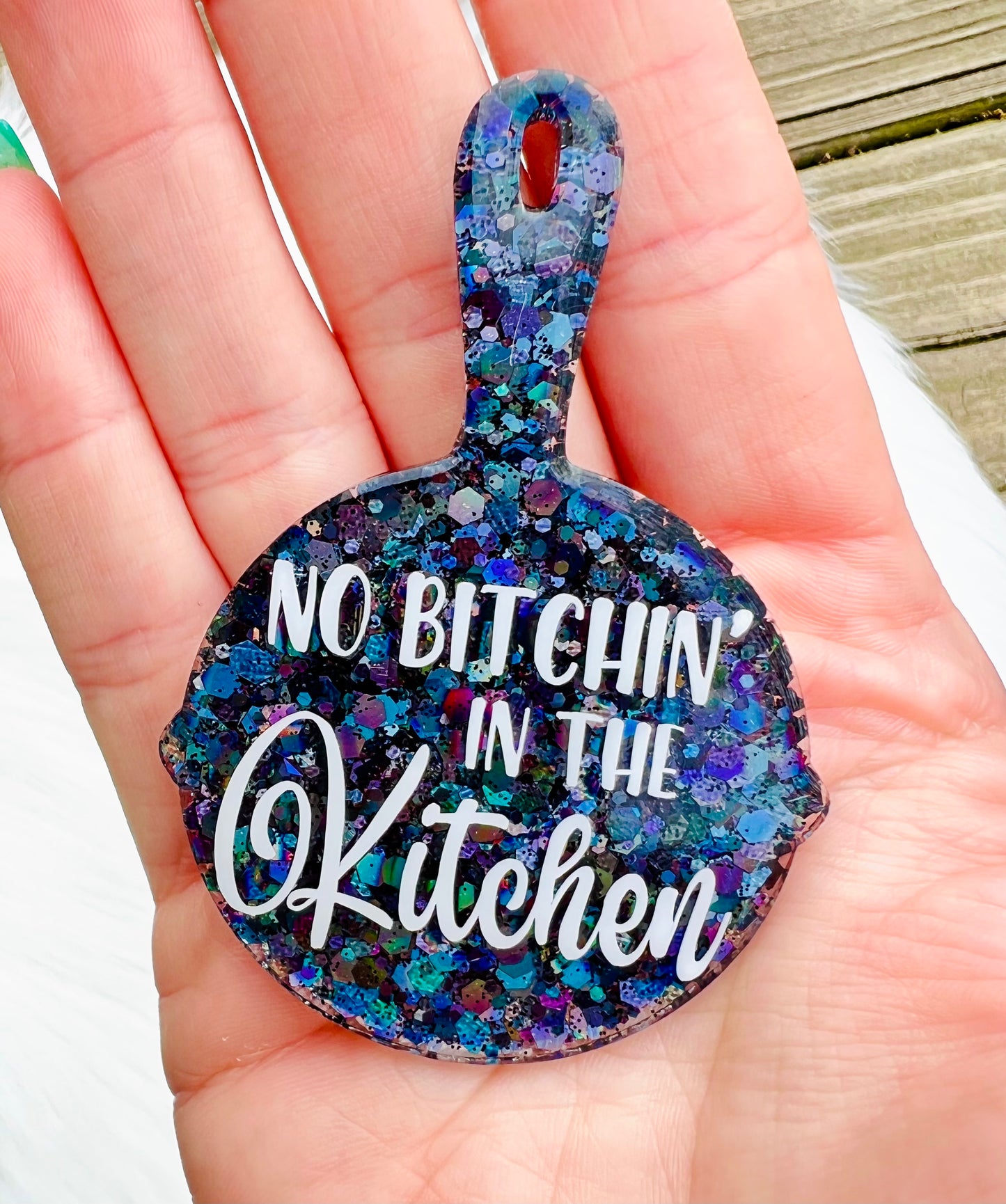 Cast Iron Skillet Kitchen Magnet - 3 Inch - Cherry Pit Designs