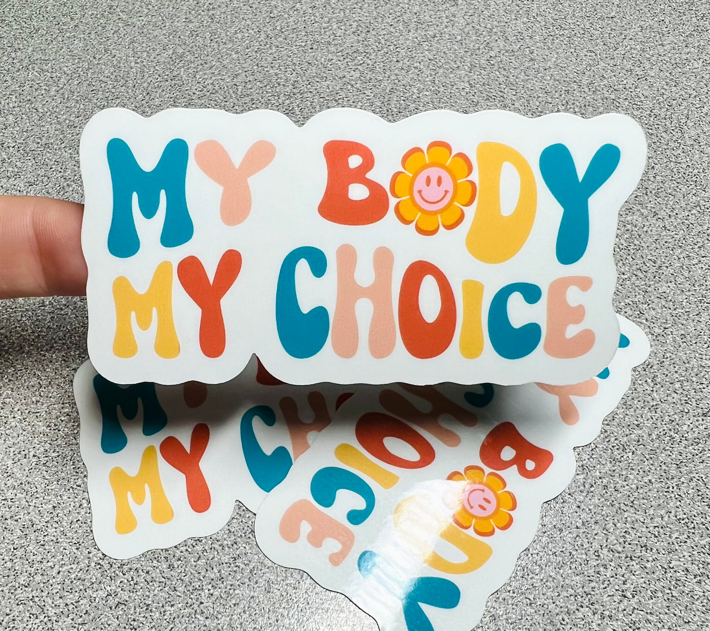 My Body My Choice Vinyl Sticker