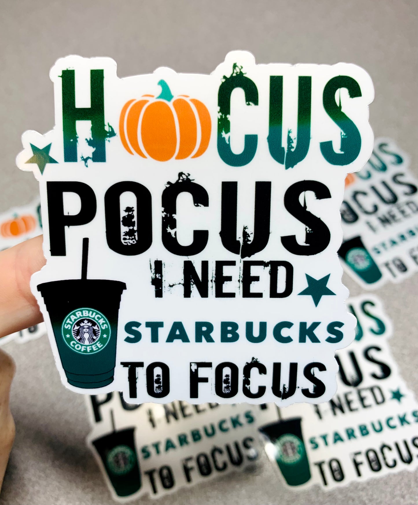 Hocus Pocus Starbucks Vinyl Sticker - Scent Tree Studio