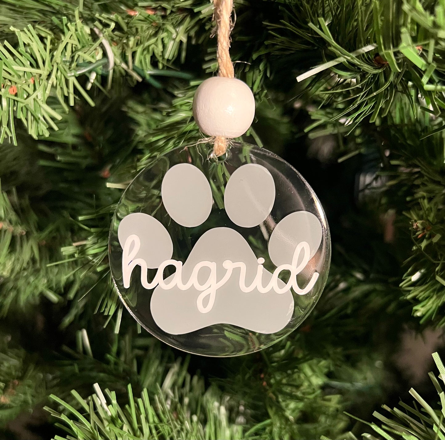 Paw Print Ornament