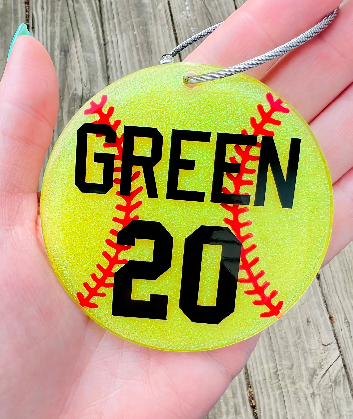 Softball/Baseball Bag Tag