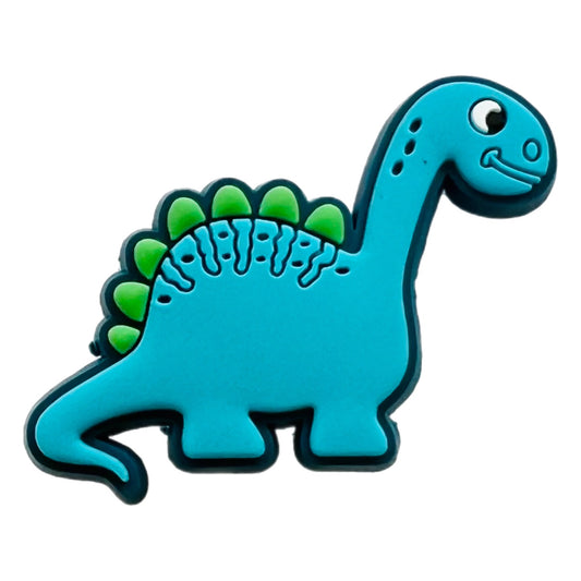 Blue Dinosaur Shoe Charm