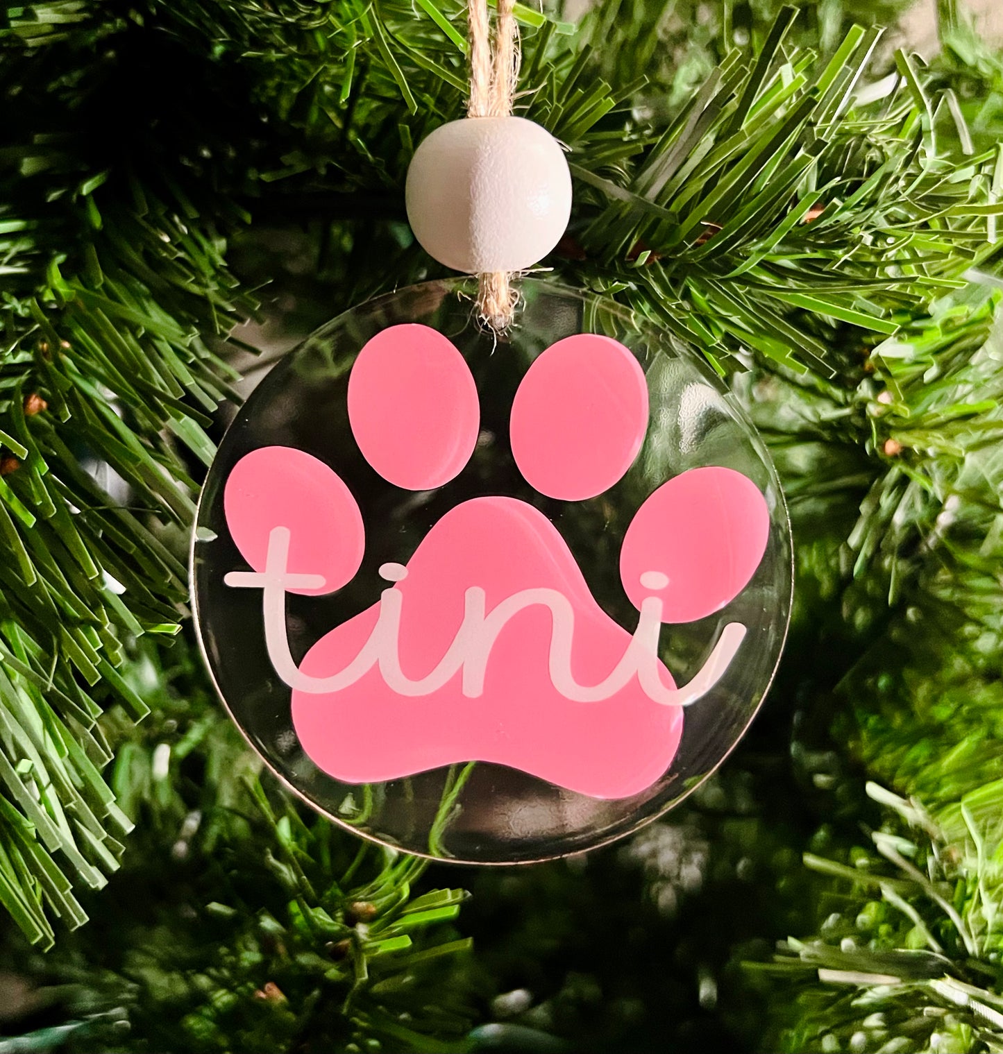 Paw Print Ornament