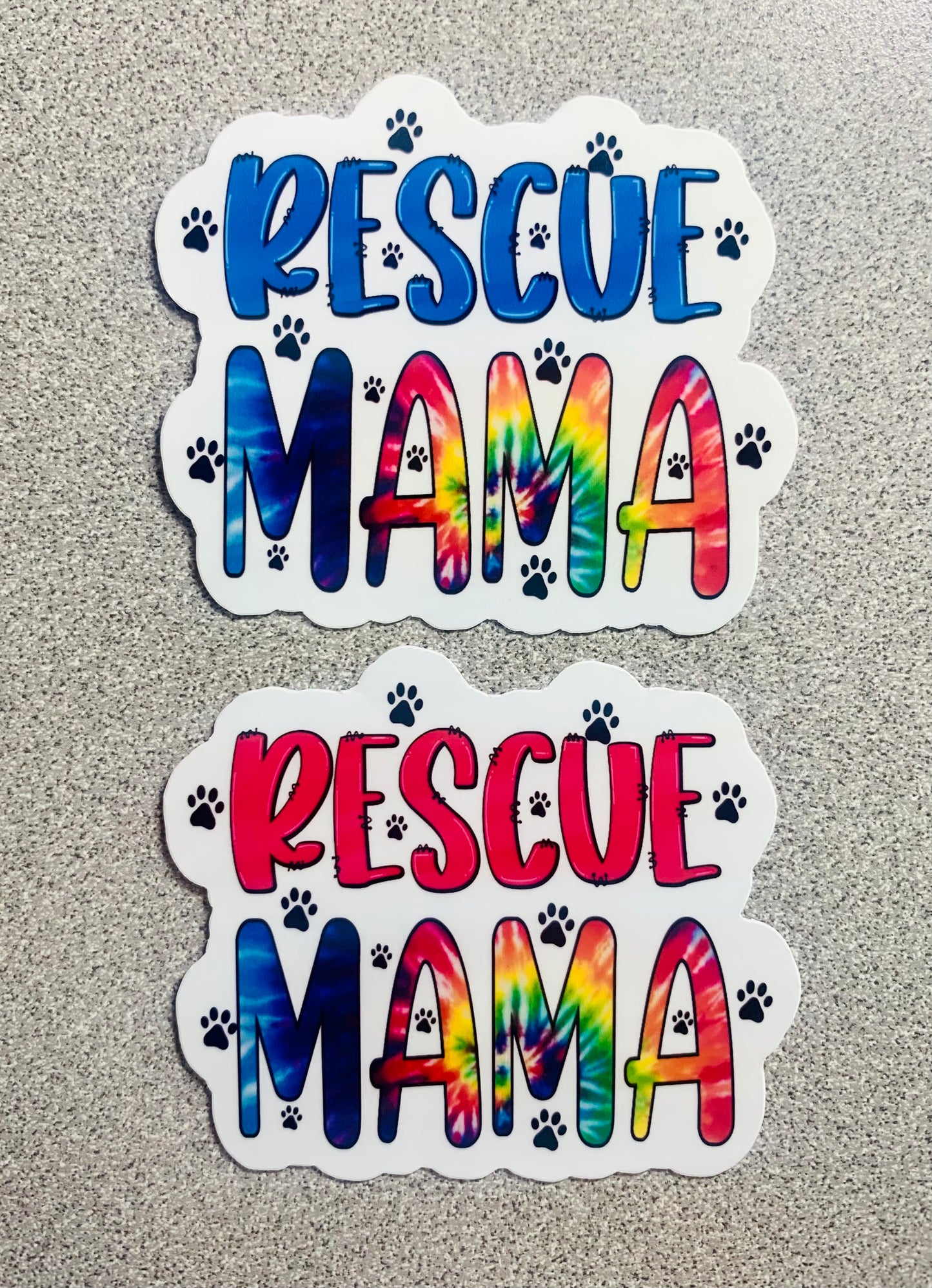 Rescue Mama Vinyl Sticker - Blue - Scent Tree Studio
