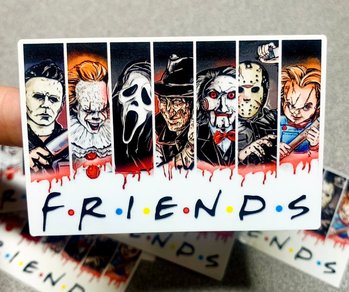 Horror Friends Vinyl Sticker - Scent Tree Studio