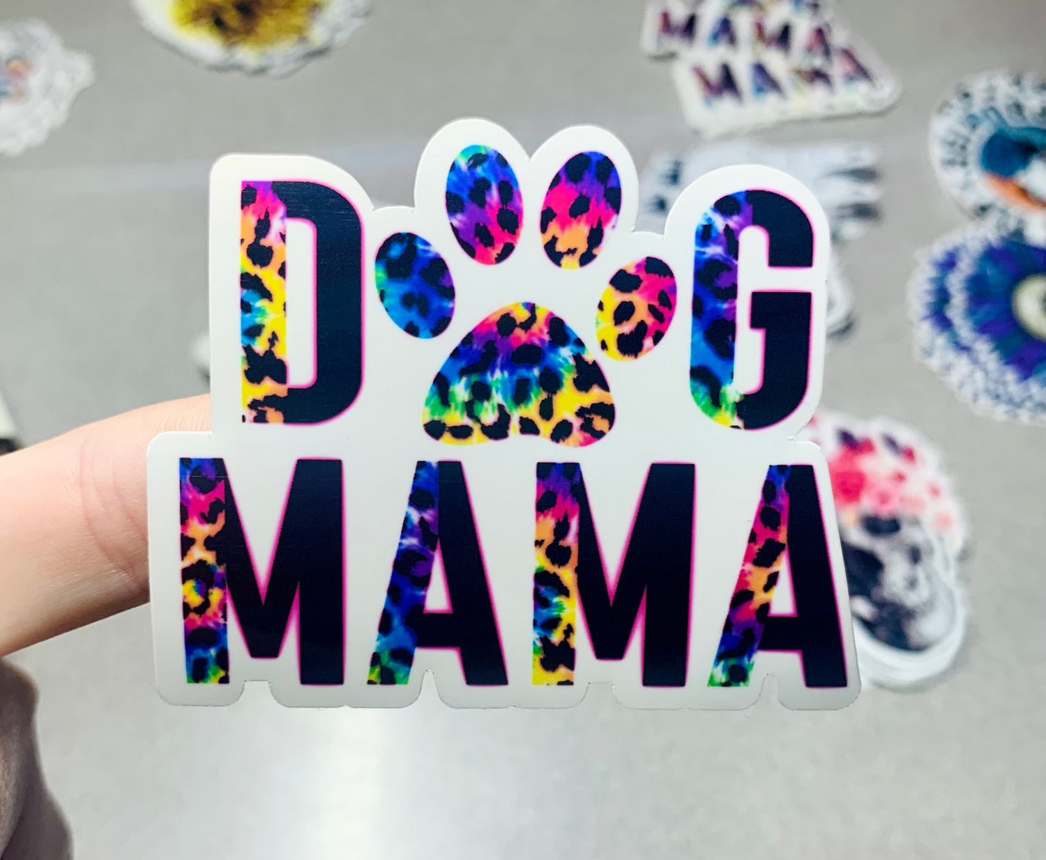 Dog Mama Vinyl Sticker - Scent Tree Studio