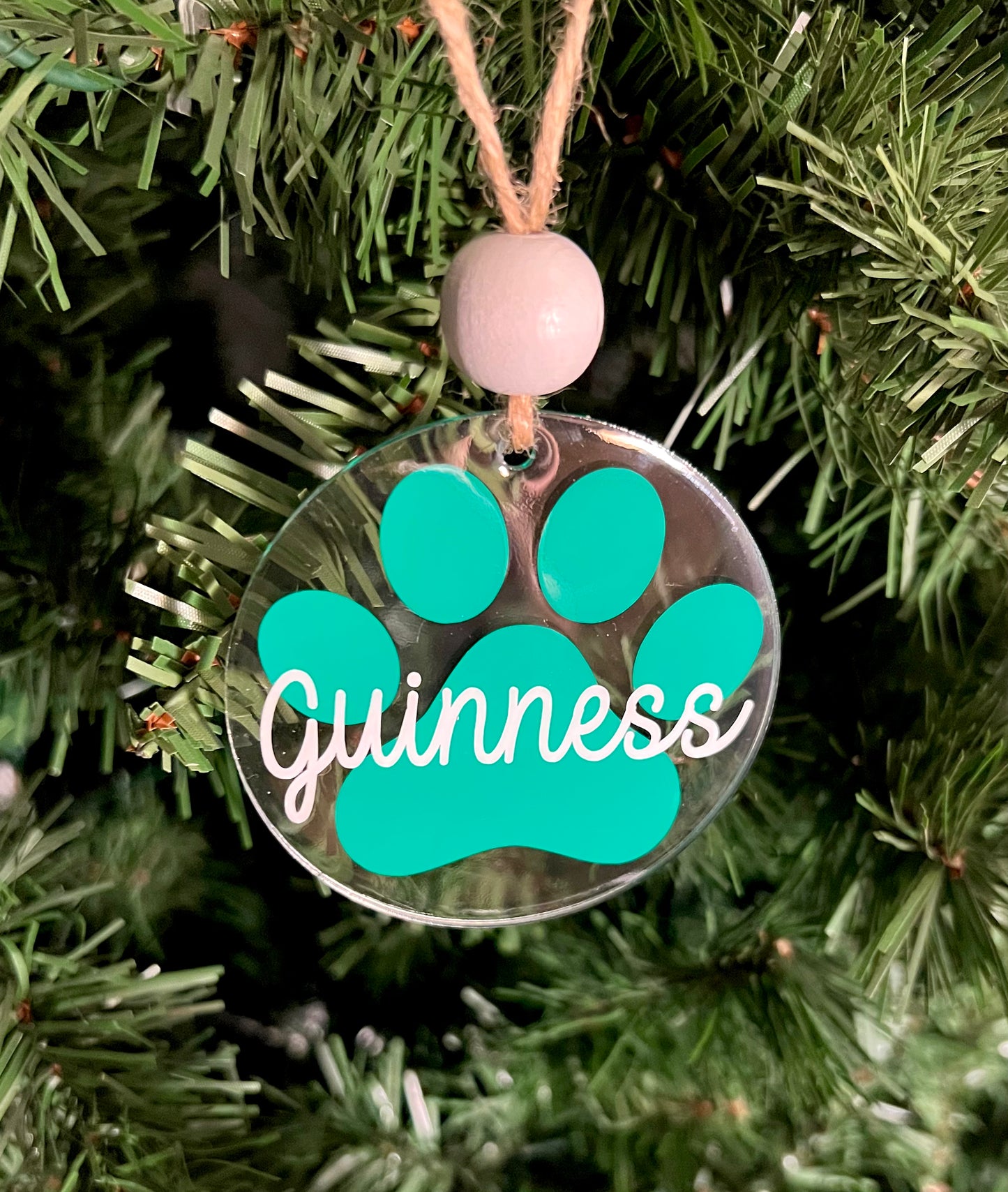 Paw Print Ornament